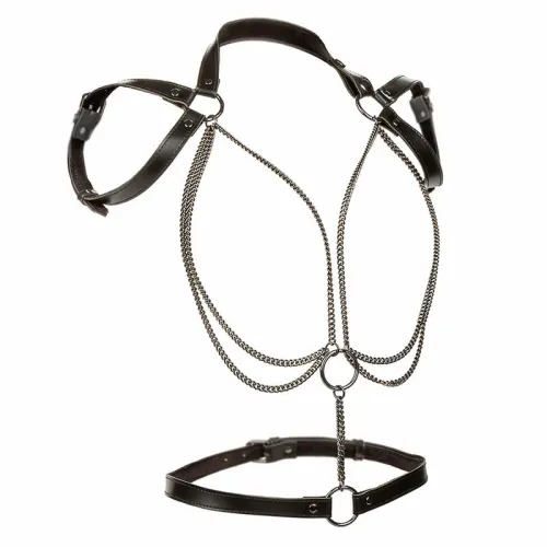 calexotics euphoria halter uprząż multichain premium vegan leather na Arena.pl