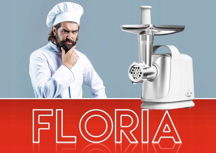 MASZYNKA DO MIELENIA MIĘSA ELEKTRYCZNA REWERS SZARPAK BIAŁA MOCNA 1300W zdjęcie 2