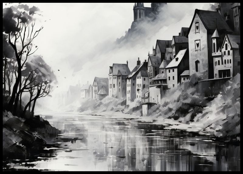 Plakat 84x59,5cm Mglisty Refleks zdjęcie 2