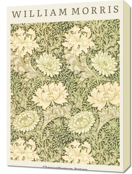 Obraz 50x70cm Design Chrysanthemum Pattern, Morris Vintage do Salonu zdjęcie 1