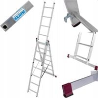 KRAUSE CORDA Drabina aluminiowa 3x7 5,40m 10377