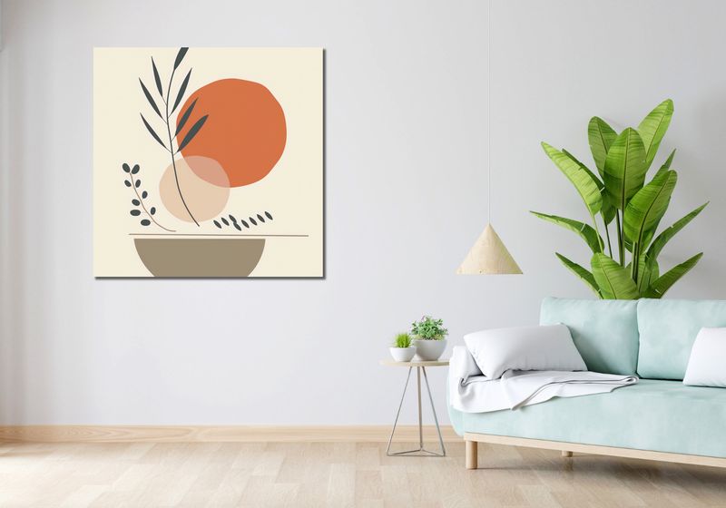 Obraz 100x100cm Ziemia i Rośliny zdjęcie 2