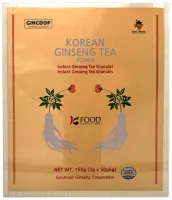 Herbata z żeń-szenia instant drewniane pudełko (50 x 3g) 150g - Gincoop