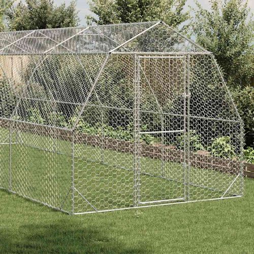 Kurnik dla kur, 2,5x8x2,25 m, stal na Arena.pl