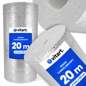Ekran zagrzejnikowy VitArt 20000 x 500 x 3 mm ODBIJAJĄCY CIEPŁO MATA