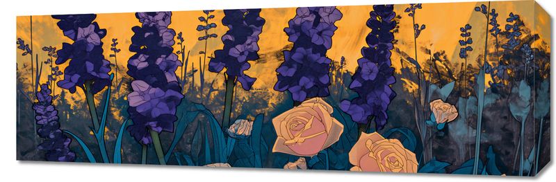Obraz 90x30cm Złoty Ogród zdjęcie 1
