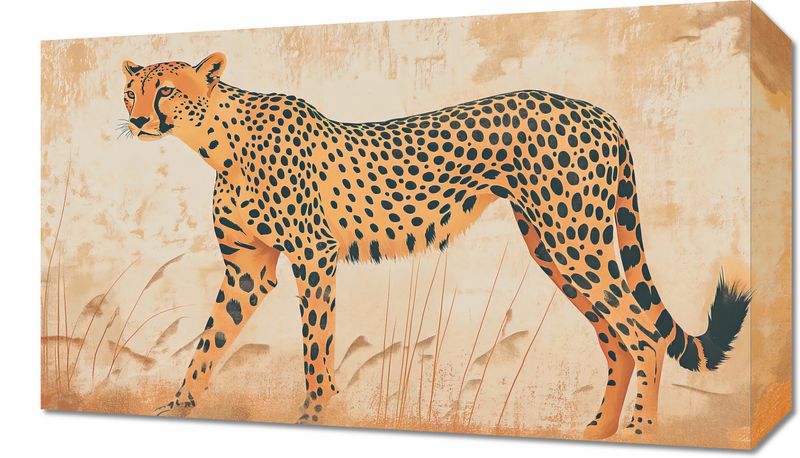 Obraz 50x30cm Gepard w Ruchu zdjęcie 1