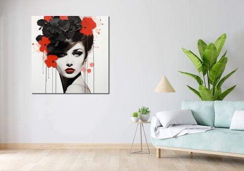 Obraz 100x100cm Kwiatowa Pasja na Arena.pl
