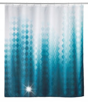 Zasłona prysznicowa TULLIN, 180 x 200 cm, tworzywo sztuczne, WENKO