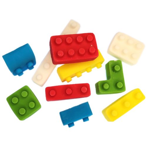 Cukrowe klocki na tort 10 szt. mix na Arena.pl