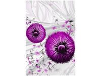 100 70CM OBRAZ PŁÓTNO FIOLETOWE DMUCHAWCE 2 PŁÓTNO RAMA