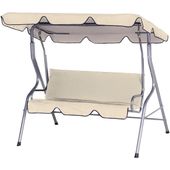 HUŚTAWKA OGRODOWO BALKONOWA 3 OSOBOWA PIASKOWY