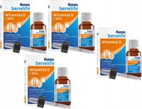 HUMANA BENELIFE D3 + DHA KROPLE Z PIPETKĄ 15ML x3 + WITAMINA D3 5.5ML x1