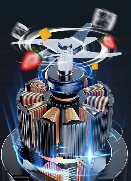 BEZPRZEWODOWY PRZENOŚNY BLENDER TURYSTYCZNY 360ML- Prezent Dla Taty zdjęcie 9