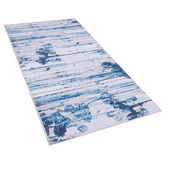 Dywan 80 x 150 cm niebieski BURDUR