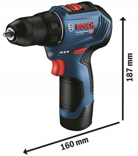 Bosch Professional GSR 12V-30 Wkrętarka 12V +3x osprzęt 06019G9001 na Arena.pl