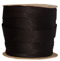 Lamówka satynowa 20 mm ( 1 mb ) CZARNA
