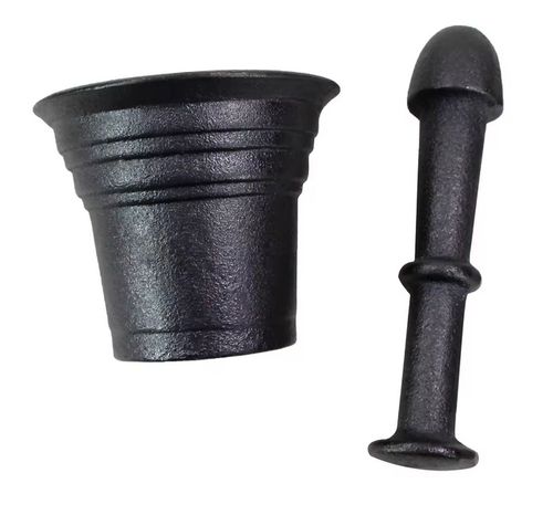 MOŹDZIERZ ŻELIWNY KUCHENNY Z TŁUCZKIEM DO PRZYPRAW ZIÓŁ TŁUCZEK UBIJAK na Arena.pl