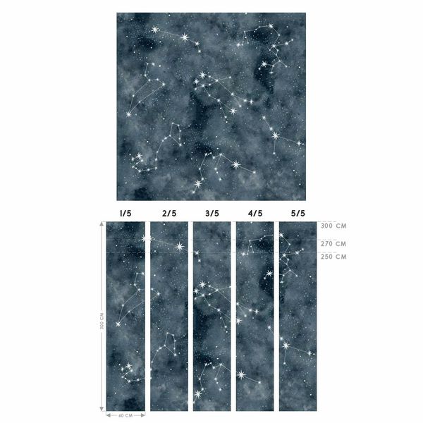 Tapeta Konstelacje W88 250 cm Płótno zdjęcie 4
