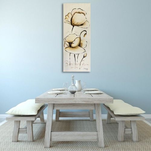 Deco Panel, Dwa kwiaty 40x100 na Arena.pl