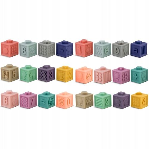 ZABAWKA DO KĄPIELI 24 ELEMENTY MONTESSORI KLOCKI SORTER DLA DZIECI PREZENT na Arena.pl