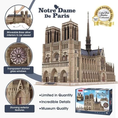 Puzzle 3D Notre Dame de Paris na Arena.pl