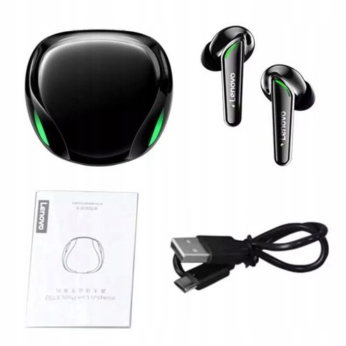 ORYGINALNE SŁUCHAWKI LENOVO XT92 BEZPRZEWODOWE GAMINGOWE BLUETOOTH 5.1 na Arena.pl