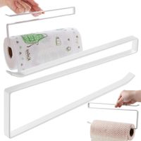 Uchwyt wieszak na ręcznik papierowy kuchenny wsuwany metalowy mat loft