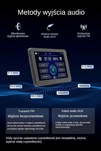 Ekran Monitor Radio Nawigacja Rejestrator 4K Kamera Android Auto CarPlay na Arena.pl