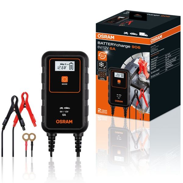 Osram Prostownik do akumulatorów samochodowych 12V zdjęcie 1