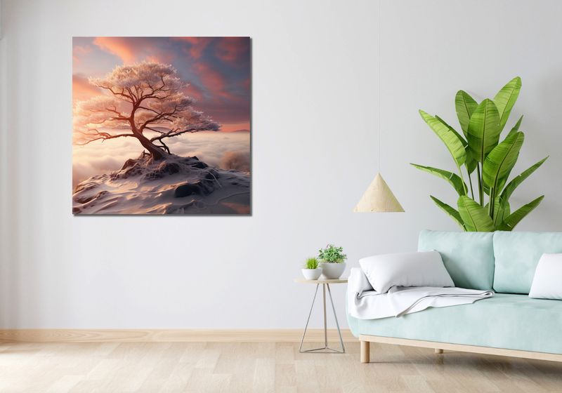 Obraz 100x100cm Zimowa Odyseja zdjęcie 2