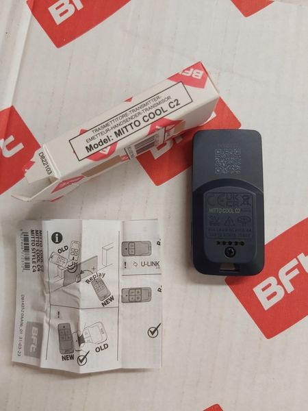 Pilot Bft mitto B2 ORYGINALNY Nowa wersja - BFT Mitto COOL C2 zdjęcie 3