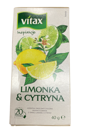 VITAX Inspirations Limonka Cytryna 20tb zdjęcie 1
