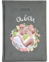 STYLOWY PREZENT DLA MĘŻA personalizowany kalendarz A4 2026 KSIĄŻKOWY