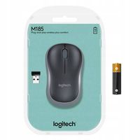 LOGITECH M185 Szara mysz bezprzewodowa