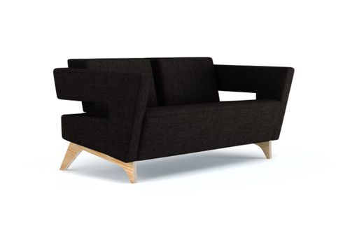 Sofa Loop 138cm czarna D2 na Arena.pl