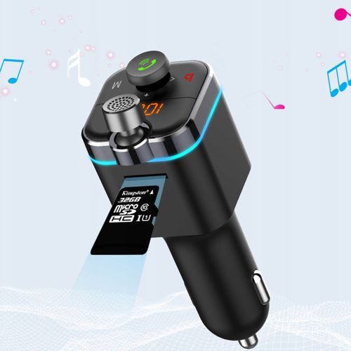 Transmiter FM z ładowarką MP3 USB SD Bluetooth LCD na Arena.pl