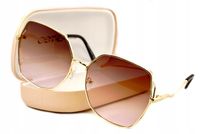 OKULARY PRZECIWSŁONECZNE GLAMOUR DUŻE CIENIOWANE