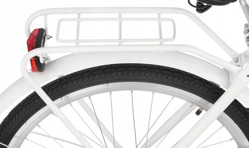 Rower miejski INDIANA Moena 26 cali damski Biały na Arena.pl