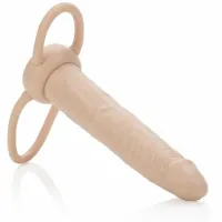 calexotics double penetrator - podwojny aplikator z systemem wsparcia