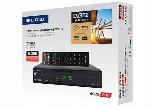 Tuner dekoder TV DVB-T DVB-T2 HDMI H.265 na Arena.pl