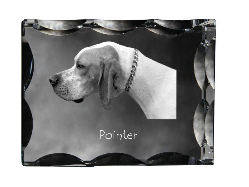 Pointer I ramka kryształowa z psem Art-Dog zdjęcie 1