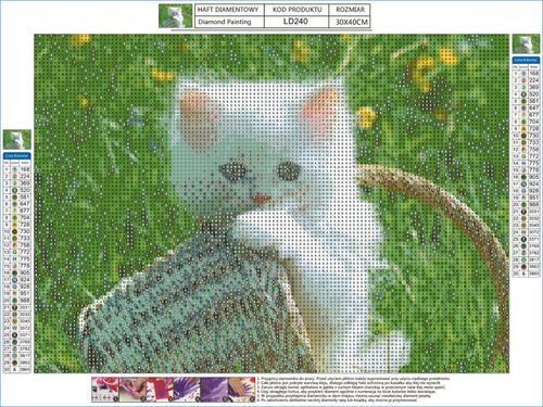 MOZAIKA DIAMENTOWA  KOTEK na Arena.pl