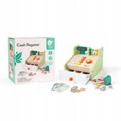 Classic World Drewniana kasa fiskalna z akcesoriami