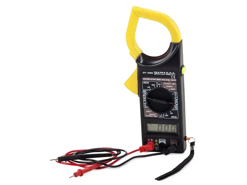 Miernik multimetr cęgowy cyfrowy elektroniczny lcd zdjęcie 9