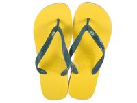 Havaianas Japonki damskie - Brasil flaga - rozmiar 36 - żółto-zielone, guma
