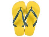 Havaianas Japonki damskie - Brasil flaga - rozmiar 36 - żółto-zielone, guma