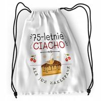 Plecak Urodziny 75 75Te Sportowy Szkolny Worek Z Nadrukiem Ze Zdjęciem