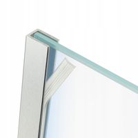 USZCZELKA KLINOWA MONTAŻOWA KABIN PRYSZNICOWYCH BEZBARWNA