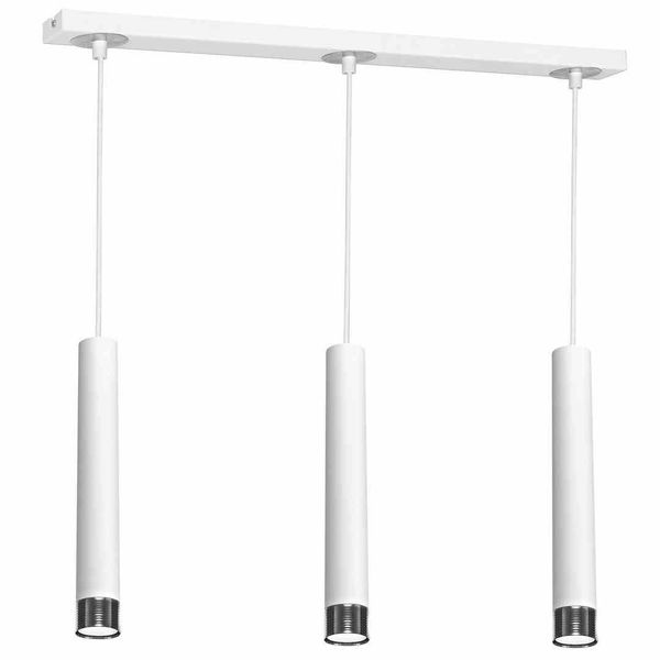 LAMPA WISZĄCA DANI WHITE/CHROME 3XGU10 zdjęcie 2